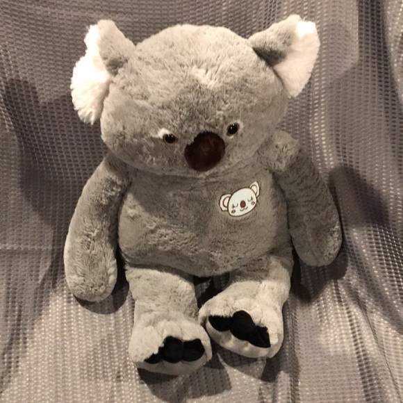 IKASA 🐨Large Plush Grey Koala Bear🐨 20”Sitting, 30”Laying Flat✨Like Brand New✨ - Picture 12 of 12